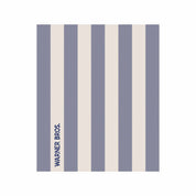 In2Green Swatch Custom Logo Blanket: Personalized Corporate Gift - Herringbone Stripe Pattern