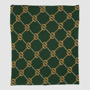 in2green Eco Throw Cotton Sustainable Knit Throw Blanket - Equestrian House of Bits 753275974872 BL01EHBT1