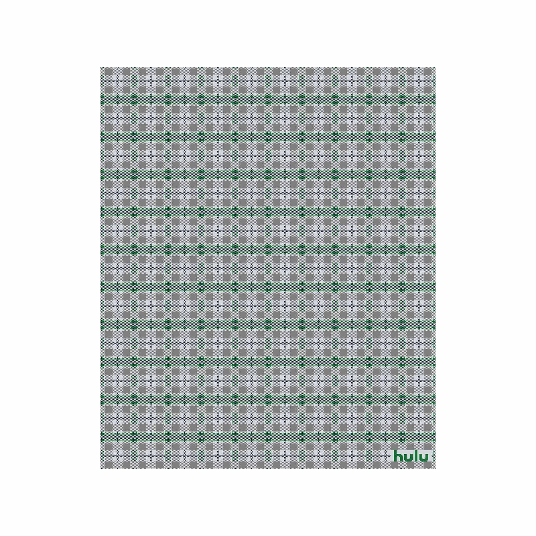 In2Green Swatch Custom Logo Blanket: Personalized Corporate Gift - Hudson Plaid Pattern