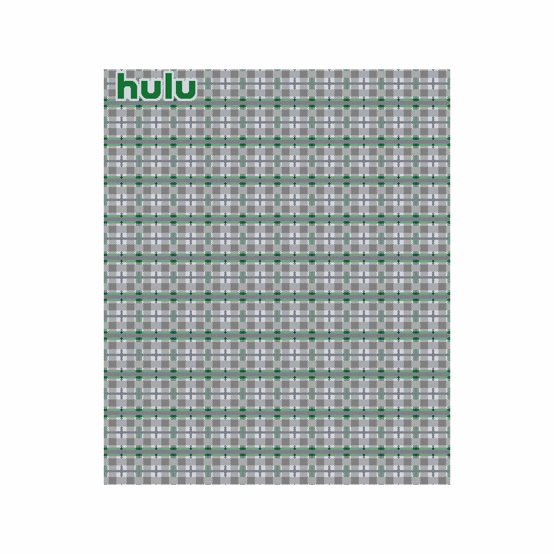 In2Green Swatch Custom Logo Blanket: Personalized Corporate Gift - Hudson Plaid Pattern