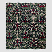 in2green Eco Throw Cotton Sustainable Knit Floral Throw Blanket| Jardiniere by William Morris 601570194849 BL01FWM-JD1