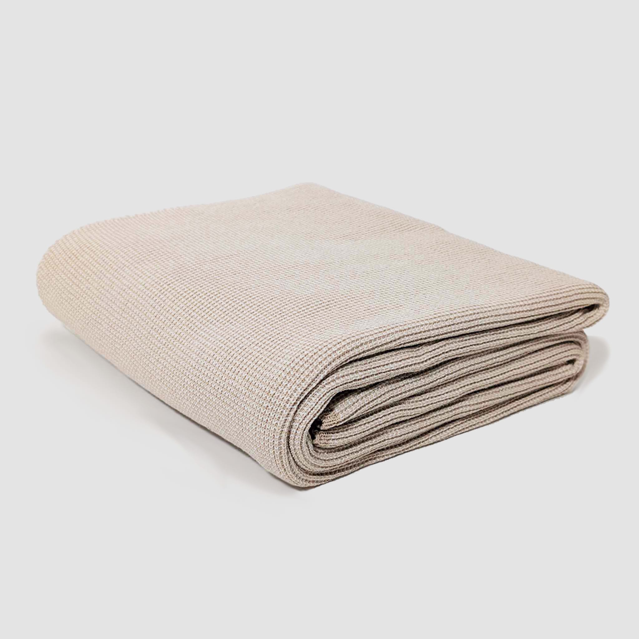 in2green Eco Throw Jumbo Cardigan - 60" x 80" Jumbo Cardigan Stitch Knit Throw Blanket 601570194832 BLJC3