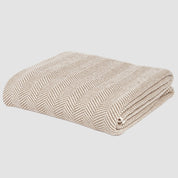 60" x 80" Jumbo Sustainable Knit Throw Blanket - Jumbo Herringbone