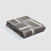 in2green Eco Throw Cotton Sustainable Knit Patterned Throw Blanket - Level by Kelly Harris Smith