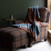 In2Green Swatch Custom Logo Blanket: Personalized Corporate Gift - Lodge Stripe Pattern