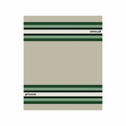 In2Green Swatch Custom Logo Blanket: Personalized Corporate Gift - Lodge Stripe Pattern