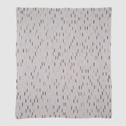 in2green Eco Throw Cotton Sustainable Knit Striped | Geometric Throw Blanket - Matrix by Elodie Blanchard 601570194740 EB-MX-GY