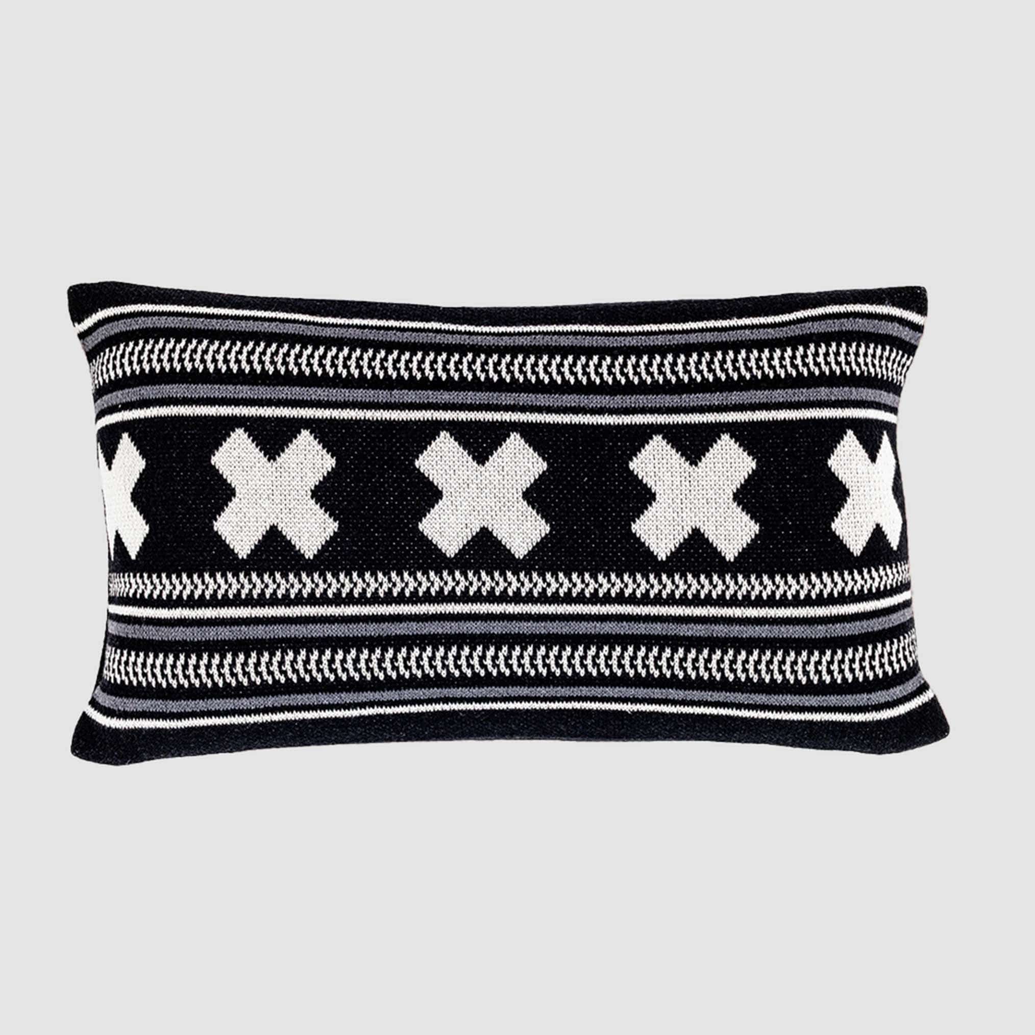 in2green Eco Pillow Mesa Lumbar Pillow - Cotton Sustainable Knit Modern Lumbar Pillow 601570195358 PLXMX4