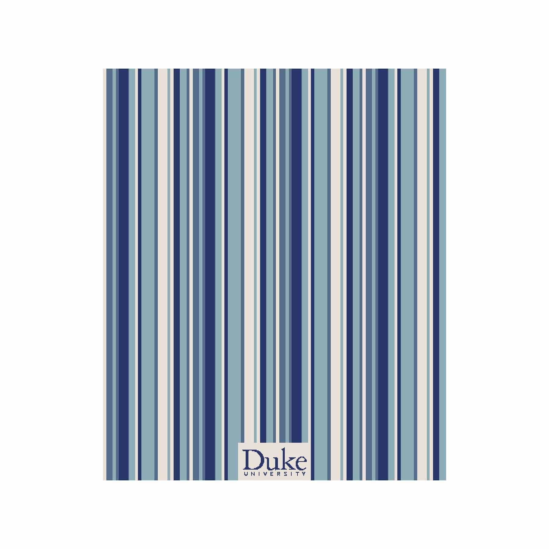 In2Green Swatch Custom Logo Blanket: Personalized Corporate Gift - Mod Stripe Pattern