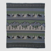 in2green Eco Throw Cotton Sustainable Knit Throw Blanket | Mountain Fair Isle 601570194276 BL01XMF3