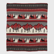 in2green Eco Throw Cotton Sustainable Knit Throw Blanket | Mountain Fair Isle 601570194269 BL01XMF2