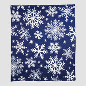 in2green Eco Throw Cotton Sustainable Knit Throw | Nordic Snowflakes 601570194283 BL01XNS1