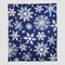 in2green Eco Throw Cotton Sustainable Knit Throw | Nordic Snowflakes 601570194283 BL01XNS1