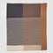 In2Green Eco Throw Cotton Sustainable Knit Striped | Geometric Throw Blanket - Overlap by Kelly Harris Smith 601570194092 KHS-OV-BR