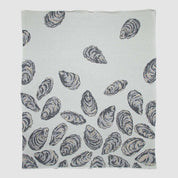 in2green Eco Throw Cotton Sustainable Knit Throw Blanket | Coastal - Oyster 655646730059 BL01OY3