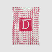 Custom Personalized Baby Sustainable Knit Throw Blanket - Arrow