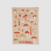 Custom Personalized Baby Sustainable Knit Throw Blanket - Forager