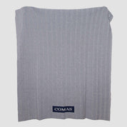 Custom Personalized Sustainable Knit Throw Blanket - Herringbone Name