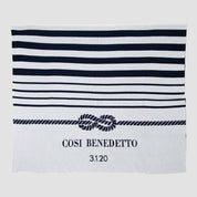 Custom Personalized Wedding Sustainable Knit Throw Blanket - Tie the Knot