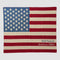 in2green Eco Throw Personalized Vintage American Flag - Cotton Sustainable Knit Blanket 601570194962 CTM-MG-AF