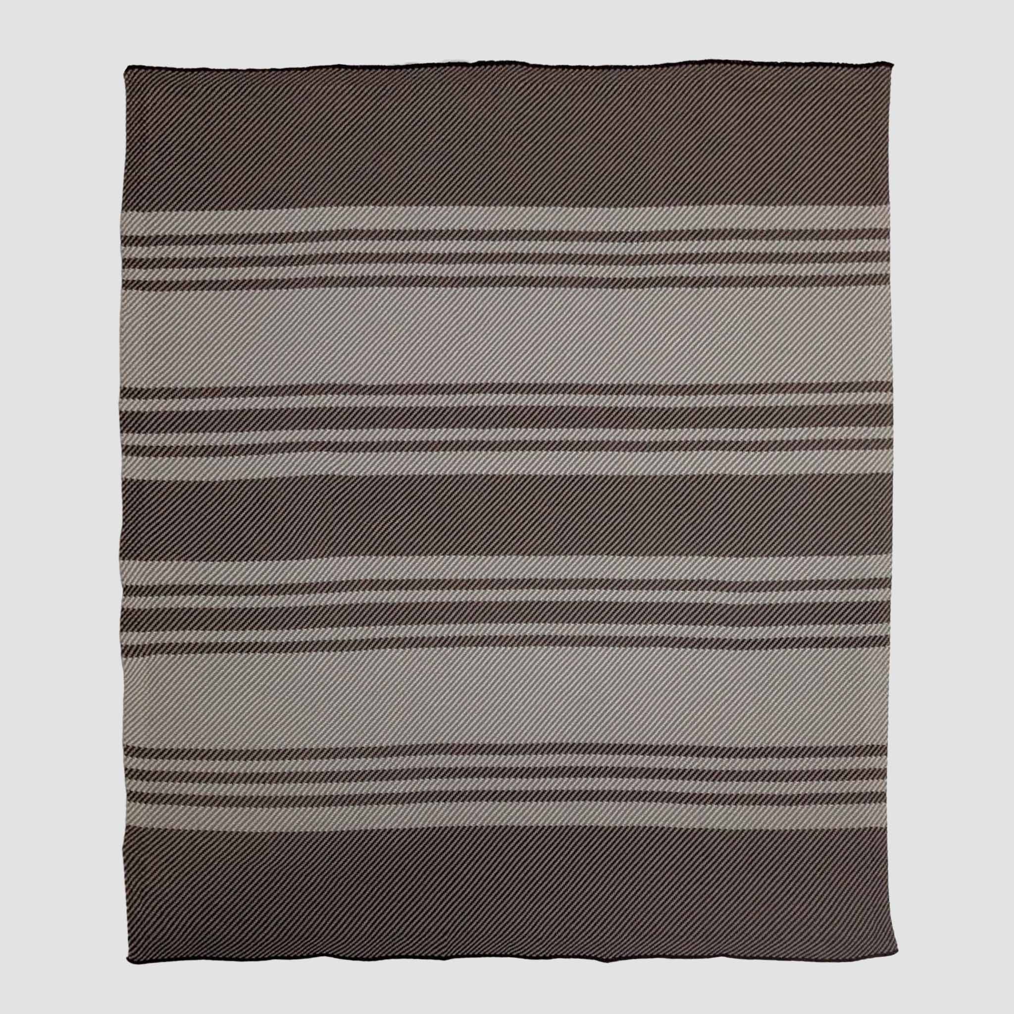 in2green Eco Throw Indoor | Outdoor Sustainable Knit Throw Blanket - Poly Bengal Stripe 601570194016 POLY-BNG1