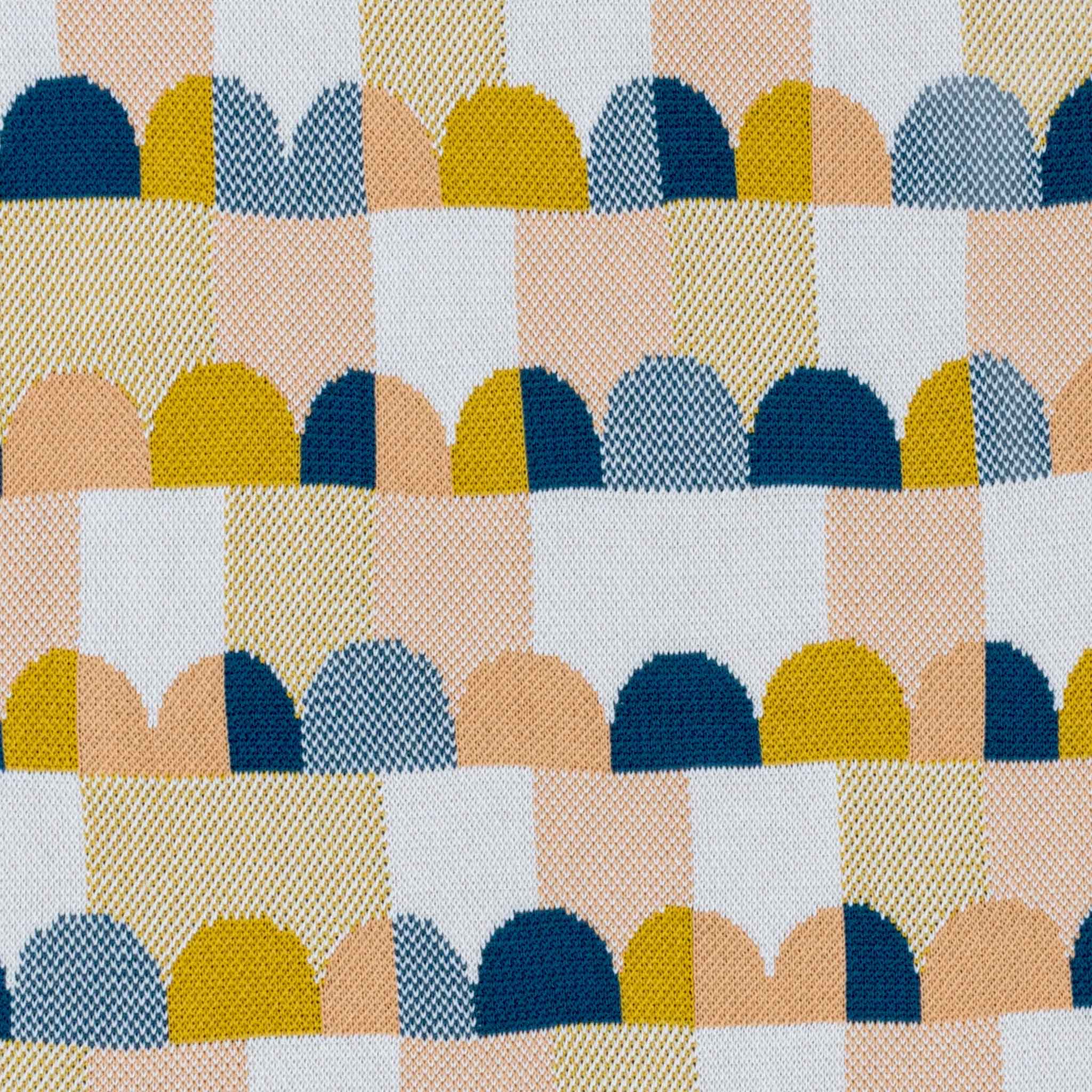 in2green Eco Throw Poly Palm Springs - Indoor | Outdoor Sustainable Knit Mid-Century Modern, Modern Throw Blanket 601570195143 POLY-PSP1
