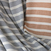 in2green Eco Throw Poly Pinstripe - Indoor | Outdoor Sustainable Knit Minimalist Throw Blanket