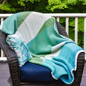in2green Eco Throw Poly Refractions - Indoor | Outdoor Sustainable Knit Modern Throw Blanket 601570195181 POLY-REF1