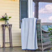 Indoor | Outdoor Sustainable Knit Throw Blanket - Poly Woven Square