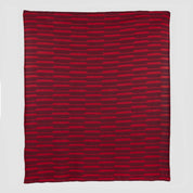 In2Green Eco Throw Cotton Sustainable Knit Graphic | Patterned Throw Blanket - Raita by Petra Kaksonen 601570194115 PK-RT-RD