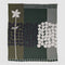 In2Green Eco Throw Cotton Sustainable Knit Floral | Graphic Throw Blanket - Rock Rose by Susy Pilgrim Waters 601570194146 SPW-RR-GN