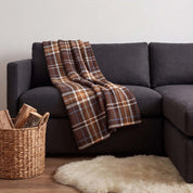 in2green Eco Throw Rustic Plaid - Cotton Sustainable Knit Traditional Throw Blanket 601570195334 BL01XPL1
