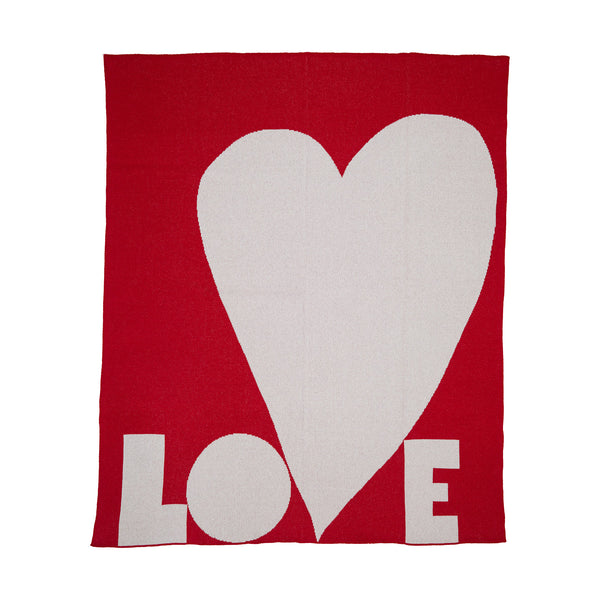 LOVE Throw Blanket by Susy Pilgrim Waters