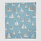 in2green Eco Throw Cotton Sustainable Knit Throw Blanket | Sailboats 753275975473 BL01CSB1