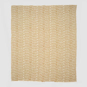 In2Green Eco Throw Cotton Sustainable Knit Striped Throw Blanket - Sand Stone 601570193347 BL01CSS3