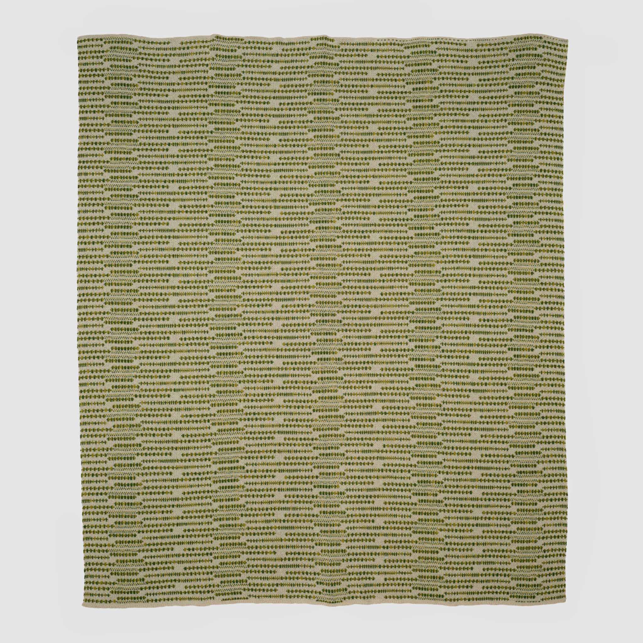 In2Green Eco Throw Cotton Sustainable Knit Striped Throw Blanket - Sand Stone 601570193330 BL01CSS2