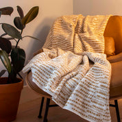 In2Green Swatch Custom Logo Blanket: Personalized Corporate Gift - Sand Stone Pattern