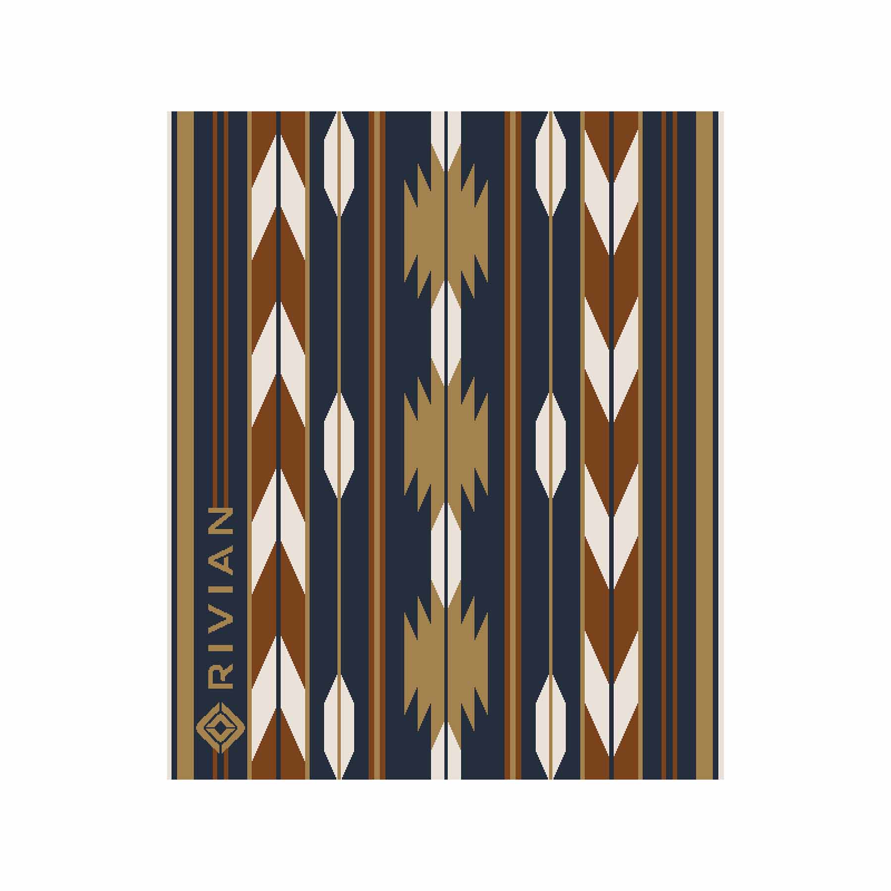 In2Green Swatch Custom Logo Blanket: Personalized Corporate Gift - Star Gaze Pattern