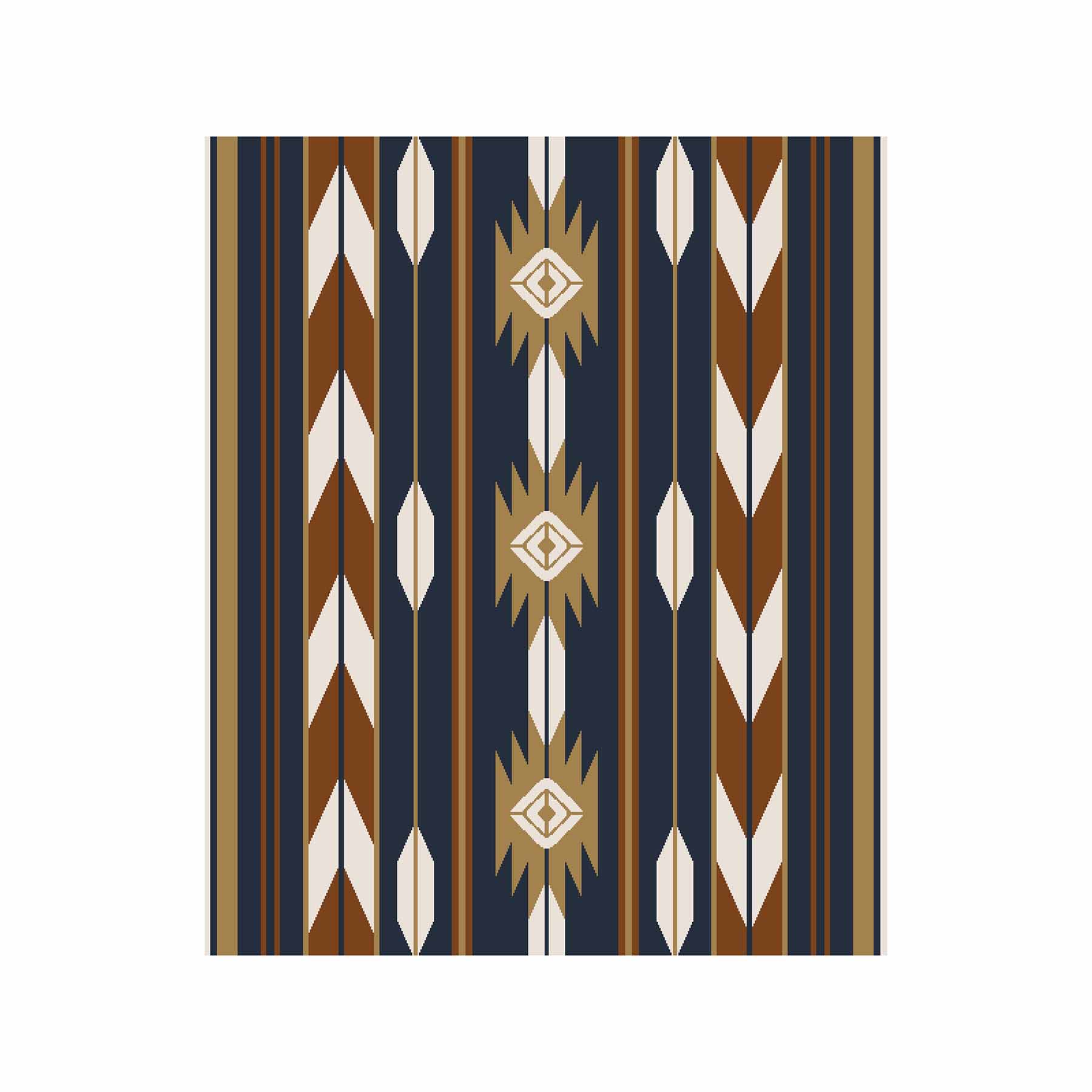 In2Green Swatch Custom Logo Blanket: Personalized Corporate Gift - Star Gaze Pattern