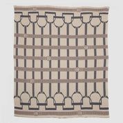 in2green Eco Throw Cotton Sustainable Knit Throw Blanket - Equestrian Stirrup 655646731476 BL01SU5