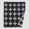 in2green Eco Throw Reversible Sustainable Knit Geometric | Patterned Throw Blanket - Swiss Cross 601570193538 BL01SWC16
