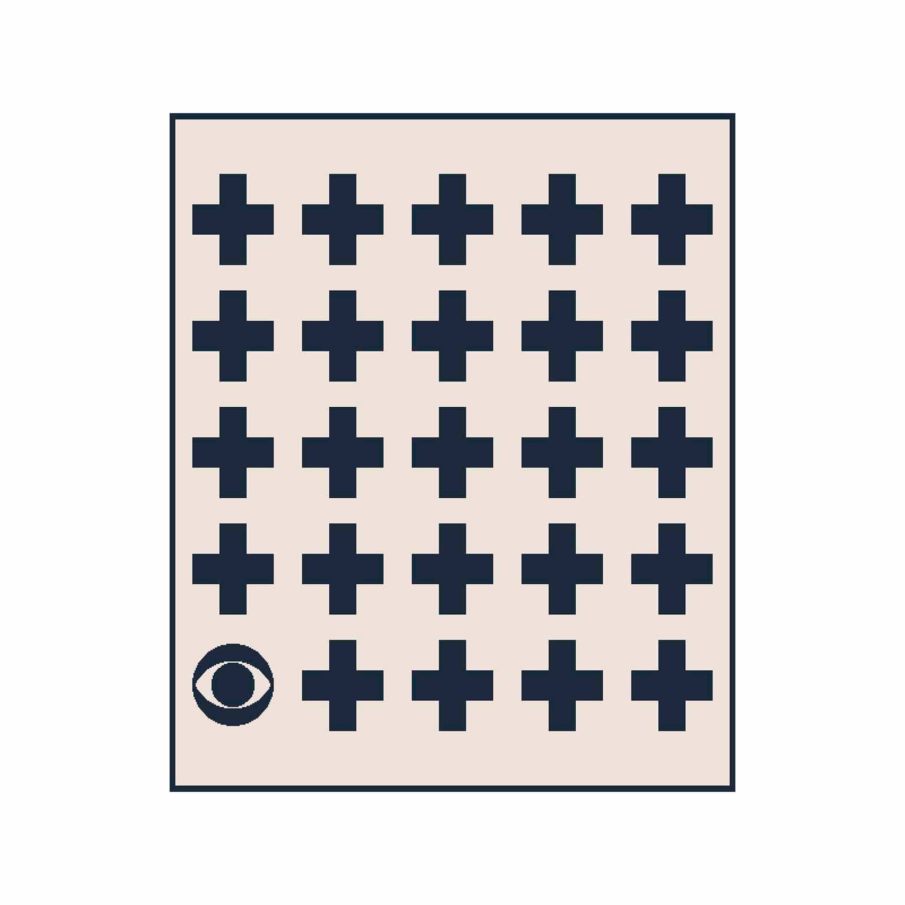 In2Green Swatch Custom Logo Blanket: Personalized Corporate Gift - Swiss Cross Pattern