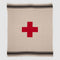 in2green Eco Throw Cotton Sustainable Knit Throw Blanket - Swiss Cross with Stripes 655646731520 BL01SWC7