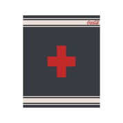 In2Green Swatch Custom Logo Blanket: Personalized Corporate Gift - Swiss Cross with Stripes Pattern