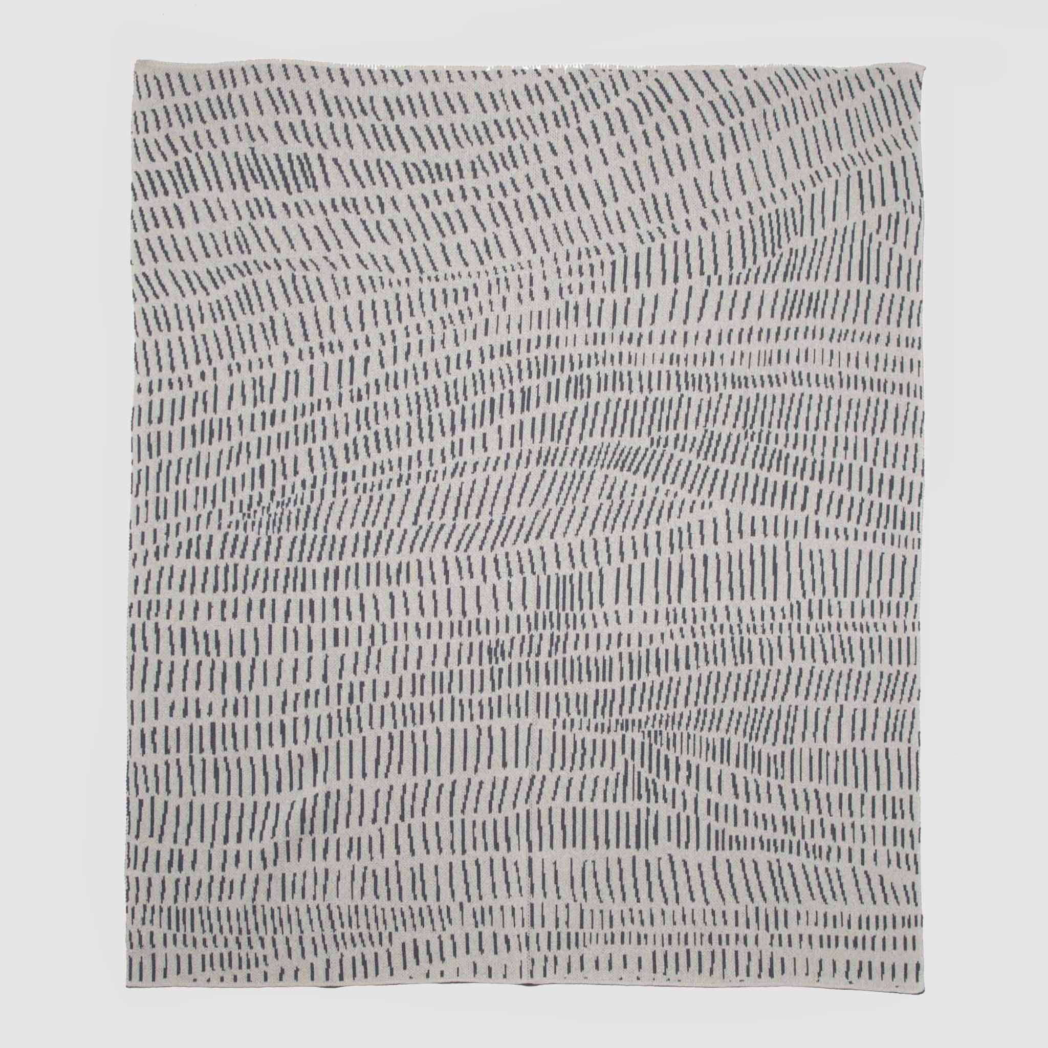 in2green Eco Throw Cotton Sustainable Knit Throw Blanket - Terrains by Jill Malek 655646737478 JM-TE-LG