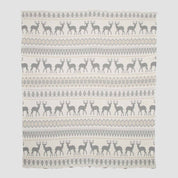 in2green Eco Throw Cotton Sustainable Knit Throw Blanket | Vintage Fair Isle 655646734910 BL01VFA2