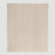 In2Green Eco Throw Cotton Sustainable Knit Warrior Throw Blanket Beige | Cancer Awareness 601570193224 BL01GWB3