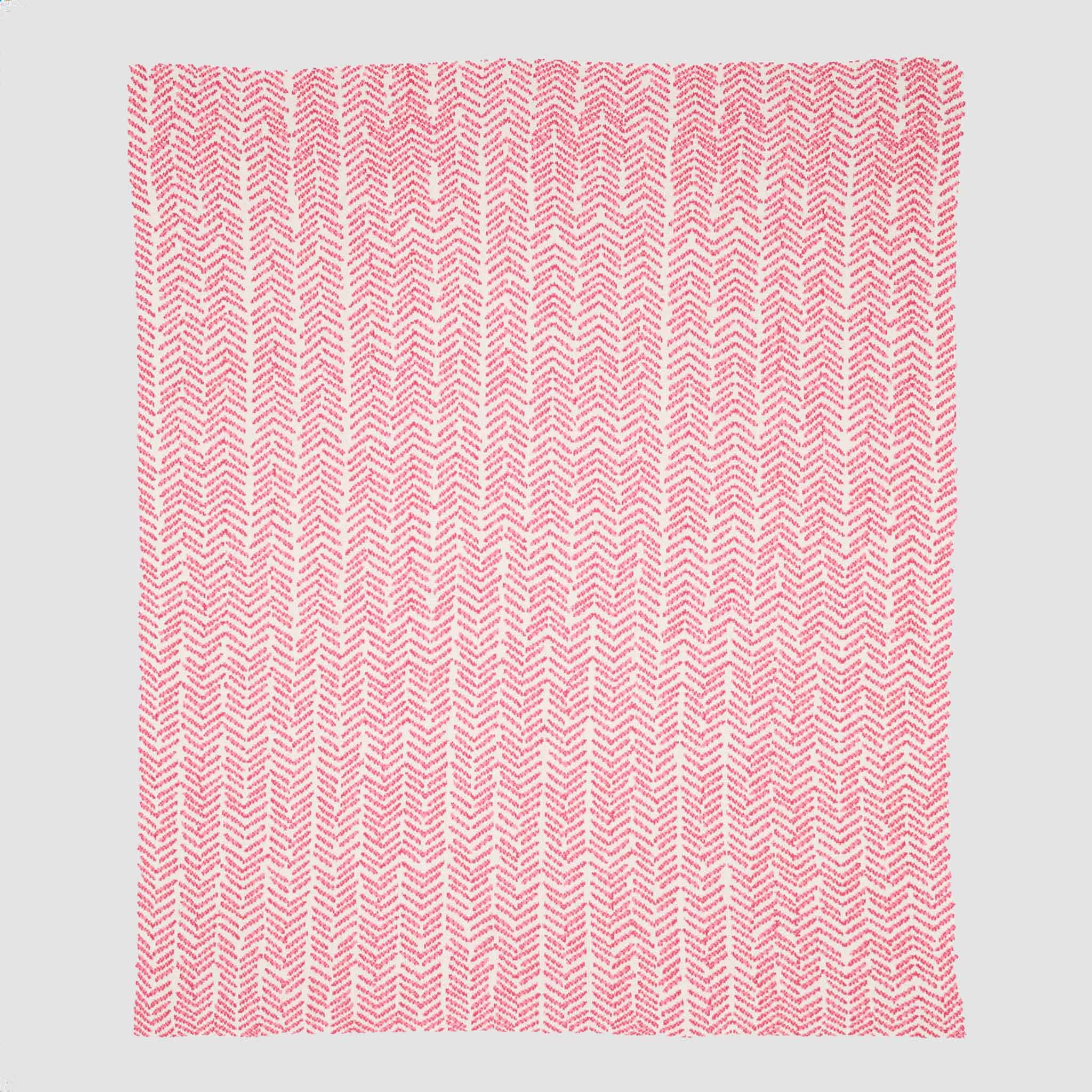 In2Green Eco Throw Cotton Sustainable Knit Warrior Throw Blanket Pink | Breast Cancer 601570193200 BL01GWB1