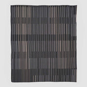 In2Green Eco Throw Cotton Sustainable Knit Striped Throw Blanket - Washed by Jill Malek 601570194160 JM-WA-GY