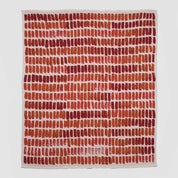 in2green Eco Throw Cotton Sustainable Knit Patterned Throw Blanket - Watercolor by Kelly Harris Smith 655646734507 KHS-WC-LB